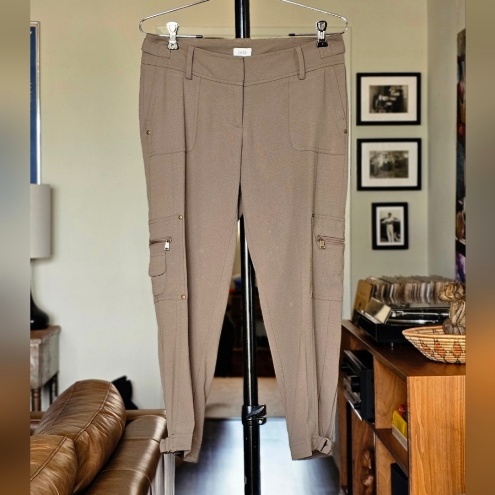 Vtg Y2k Cache Low Rise Cargo Capri Pants